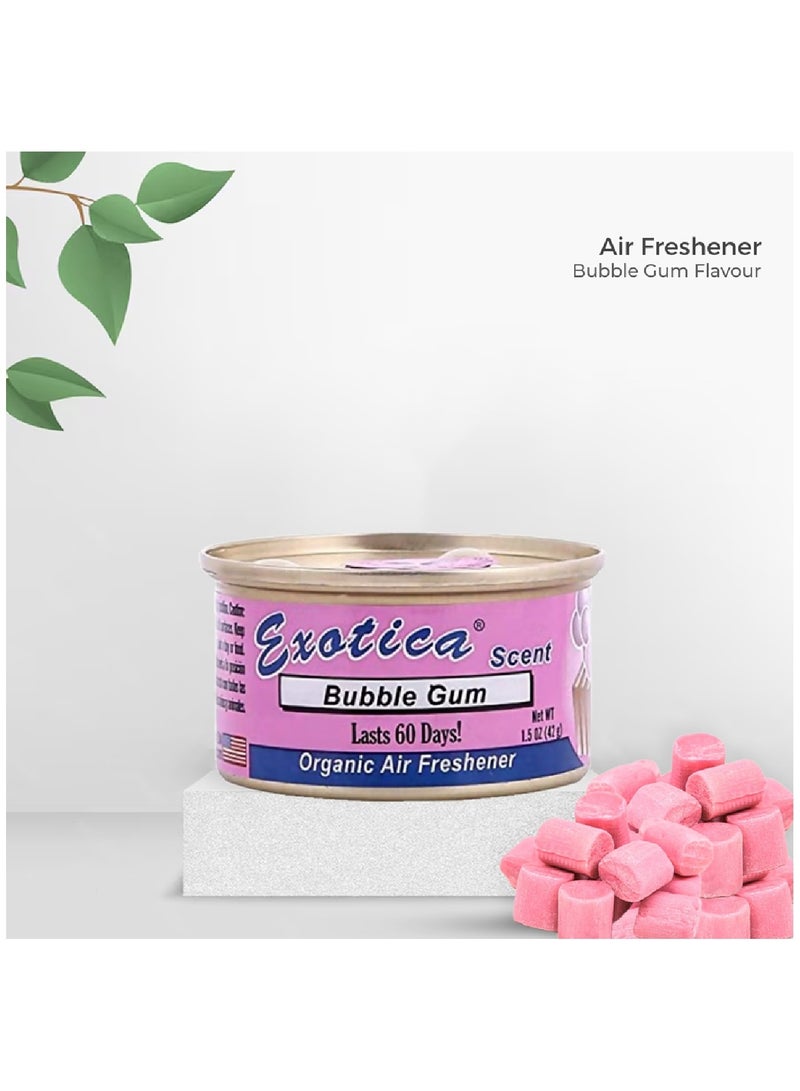 EXOTICA مجموعة معطرات هواء السيارة - طعم العلكة عبوة من 3 - Image 4
